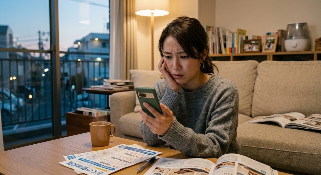横須賀で整体院を探している女性のイメージ