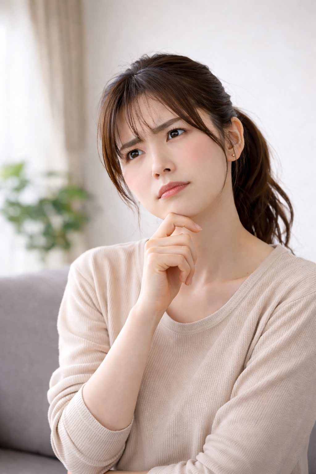 整体を受けようか迷っている女性のイメージ